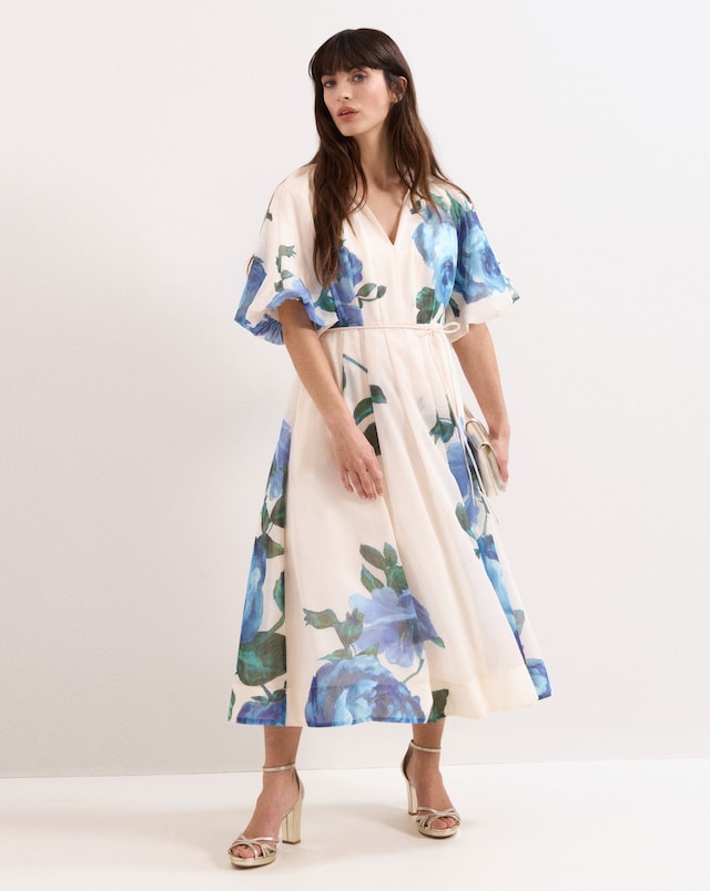 Phase Eight Adeline  Print Midi Dress