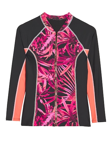 Sports Zip Up Rash Vest