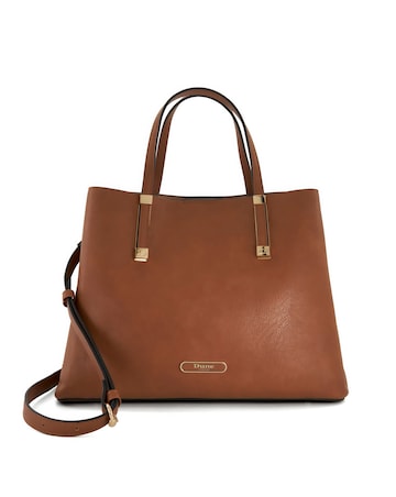 Dune Dorries Tan Shoulder Tote Bag