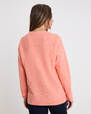 Apricot Rib Detailing Jumper