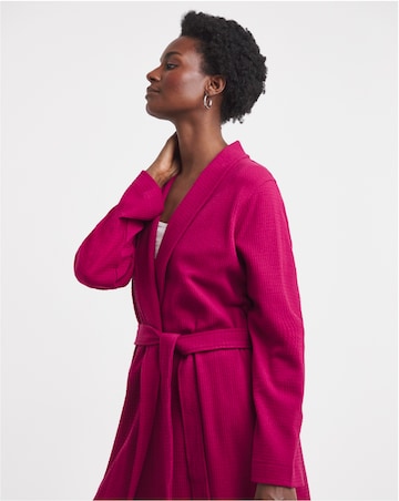 Pretty Secrets Cotton Waffle Dressing Gown