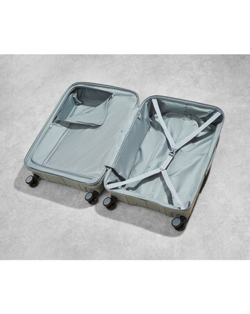 Rock Pixel Cabin Suitcase - Grey