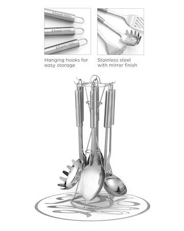 Russel Hobbs 6 Piece Utensil Set Stand