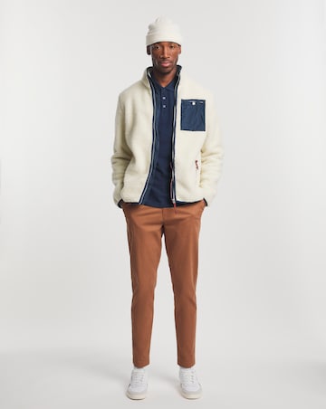 Pure Cotton Pique Polo Long Length- Navy