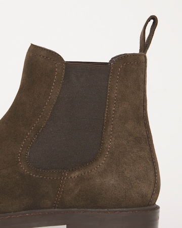 Suede Chelsea Boot Wide Fit