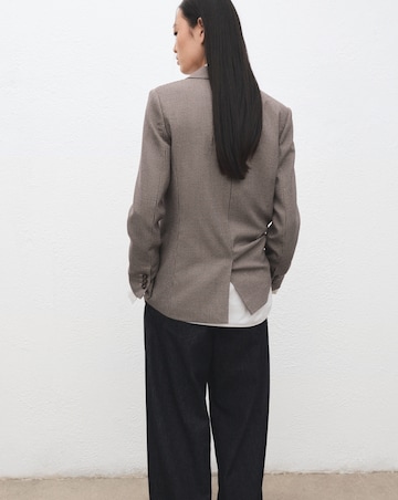 Mango Houndstooth Blazer