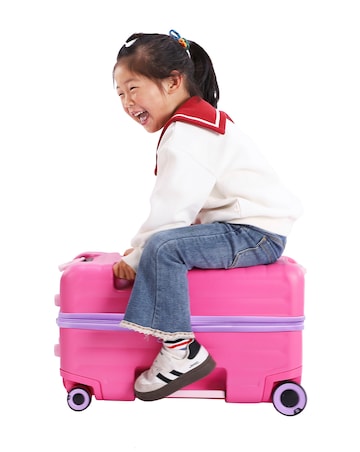 IT Luggage Trunkryder Kids Ride-On Suitcase - Azalea Pink