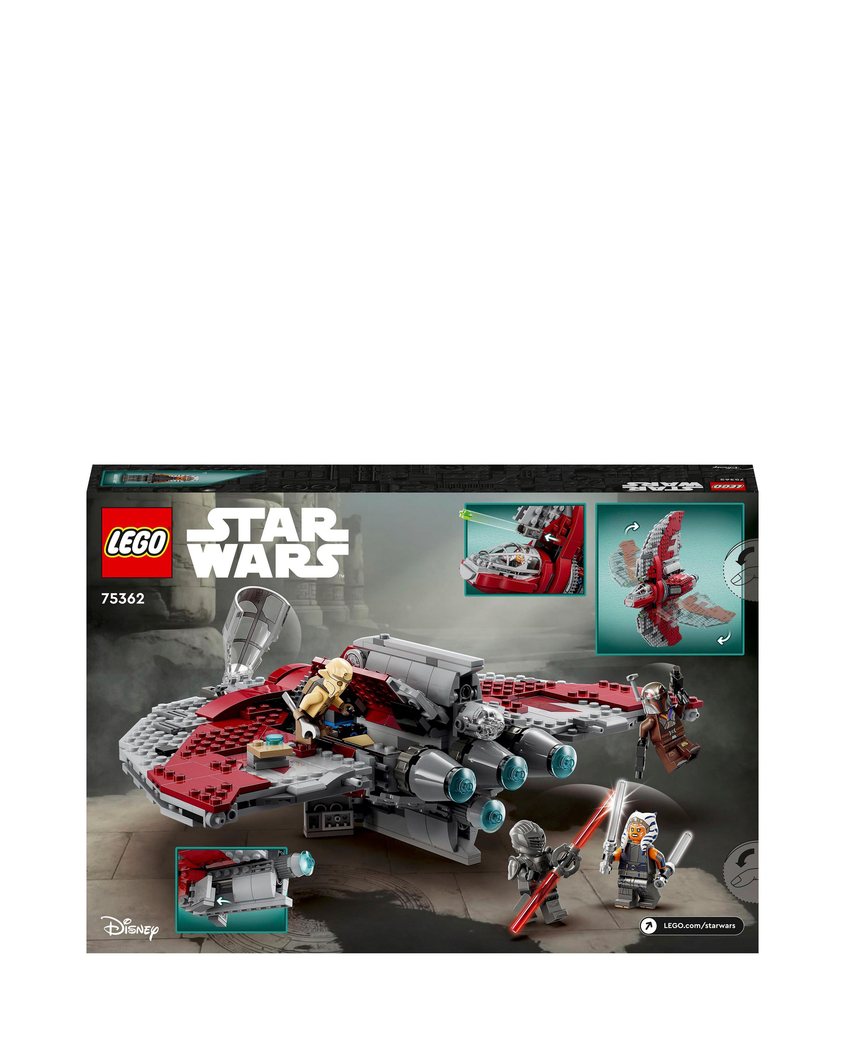 LEGO Star Wars Ahsoka Tano's T-6 Jedi Shuttle Set 75362 | JD Williams