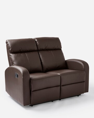 Ramsey Faux Leather Recliner 2 Seater Sofa