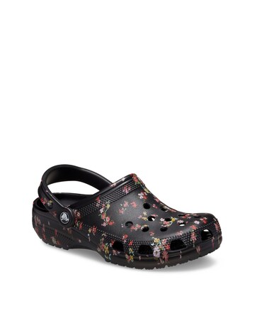Crocs Classic Floral Print Clogs Standard Fit