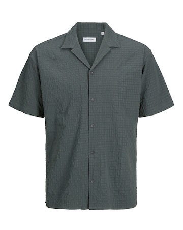 Jack & Jones Pablo Textured Resort Shirt - Green