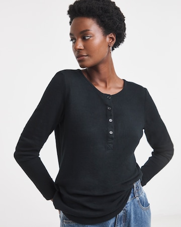 Layered Soft Touch Henley Top