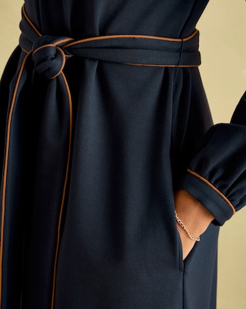 Joules Thea Belted Contrast Midi Dress