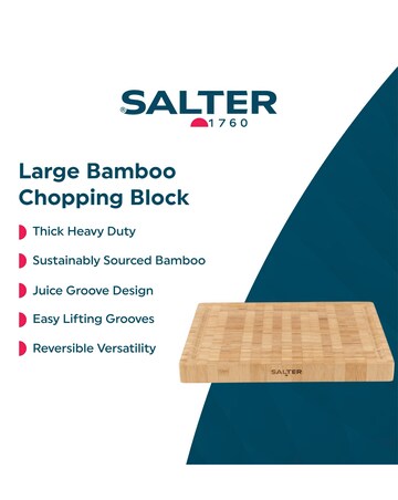 Salter 42cm Butchers Block