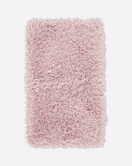 Catherine Lansfield Cuddly Blush Bath Mat