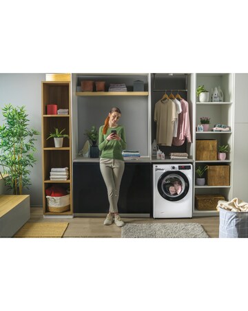 Hoover H-WASH 350 HH3WPS4126TAMB580, 12kg, Washing Machine - White + install