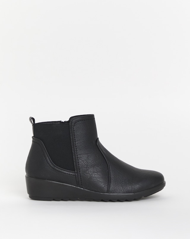Cushion Walk Elastic Ankle Boot E Fit