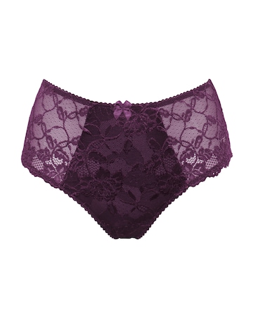 Pour Moi Rosalind High Waist Deep Knicker Plum