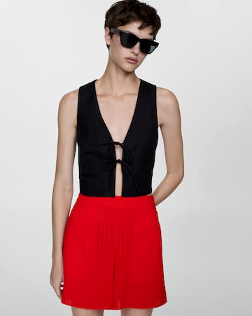 Mango Celestia Stripe Shorts