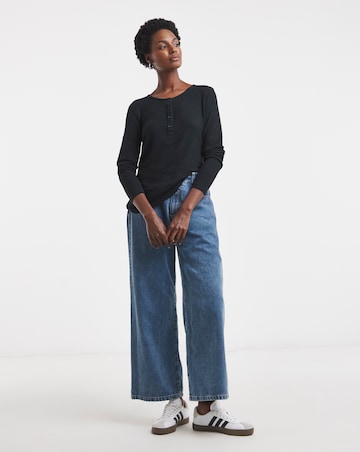 Layered Soft Touch Henley Top