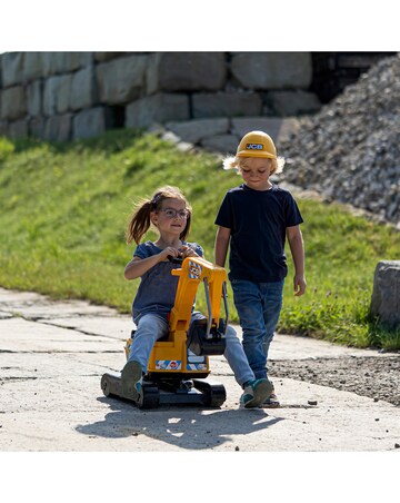 JCB Fully Articulated Digger with Opening Seat & Helmet