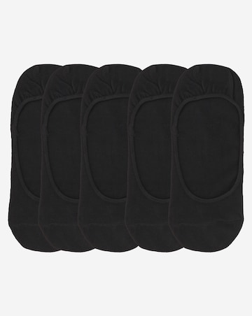Pretty Secrets (5 Pair Pack) Footsies Black