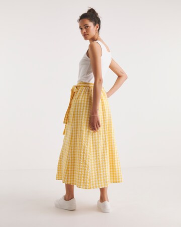 Joe Browns Gingham Midi Skirt