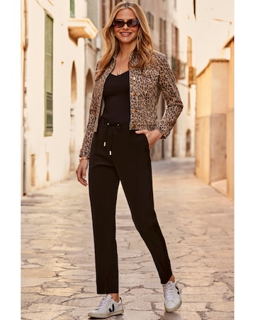 Sosandar Animal Denim Jacket