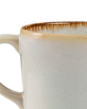 Mason Cash Cream Reactive Glaze Set of 4 Mugs