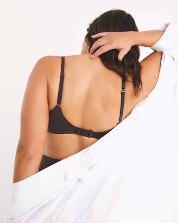 Figleaves Smoothing Sweetheart Full Cup Underwired T-Shirt Bra B-H - Cafe