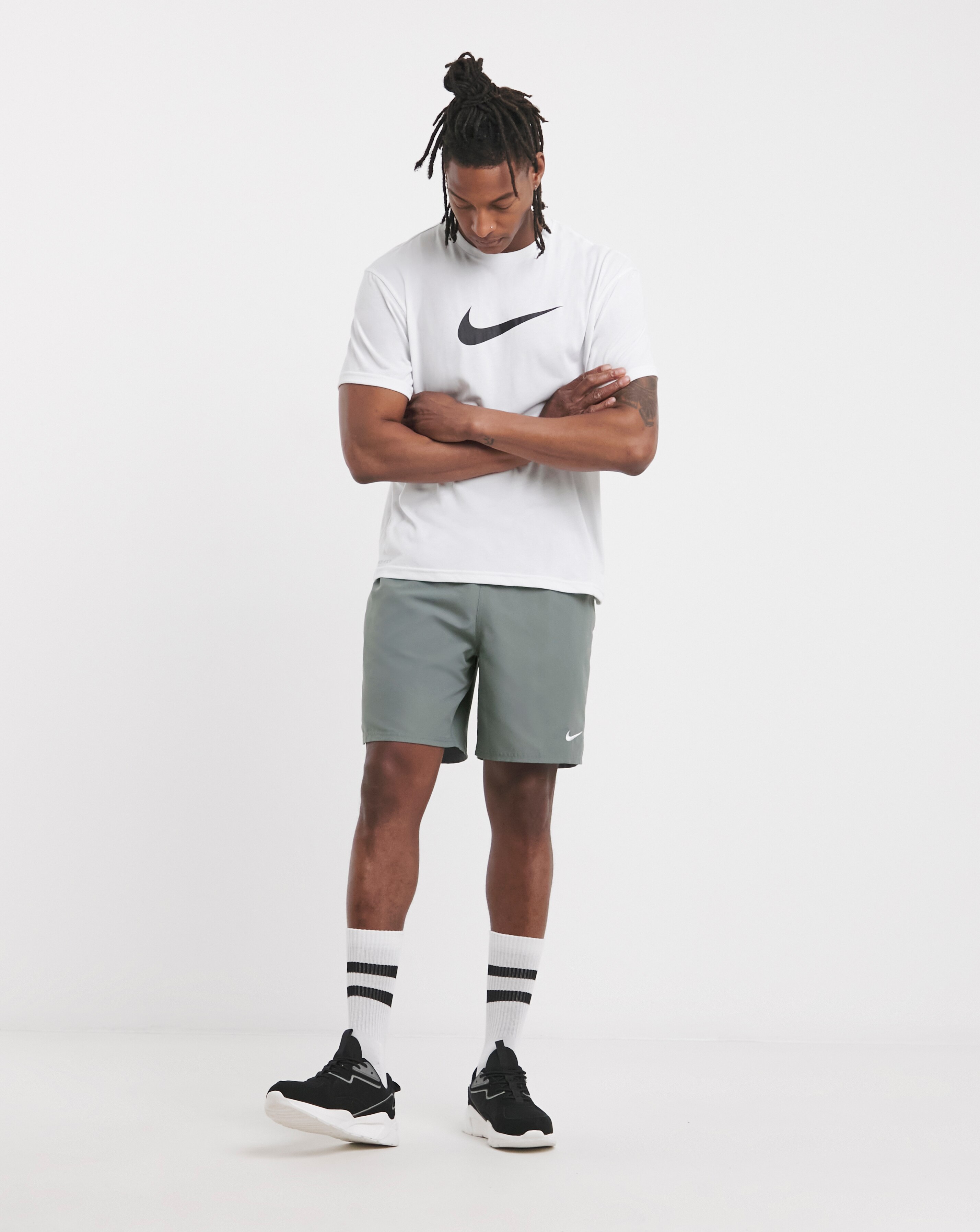 grey nike shorts jd