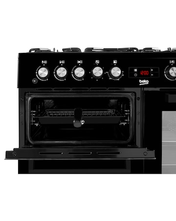 Beko KDVF100K 100cm Dual Fuel Range Cooker - Black