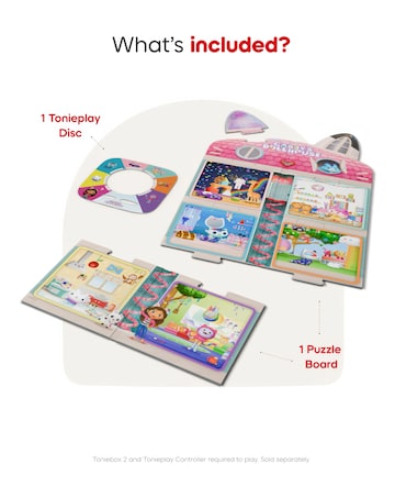 Tonies Tonieplay Gabby's Dollhouse: Gabby's Cat-tastic Scavenger Hunt Game Disc