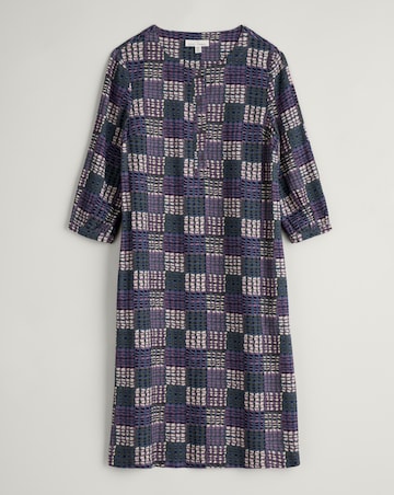 Seasalt Cornwall Sea Call Check Dress Wetland