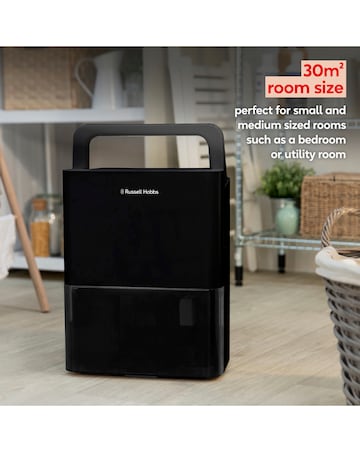 Russell Hobbs RHDH1001B 10 Litre Dehumidifier - Black
