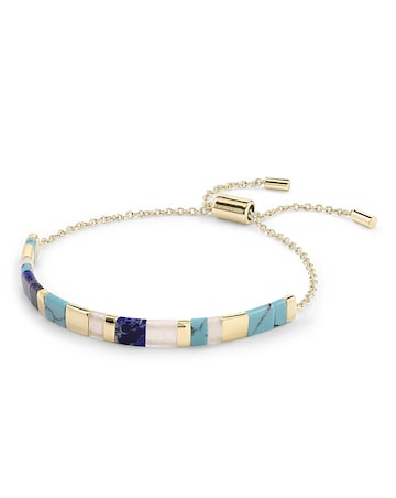 Radley 18ct Gold Plated Semi Precious Stone Friendship Bracelet
