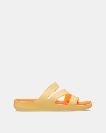 Crocs Golden Getaway Strappy Slider Sandals -Standard Fit (D)