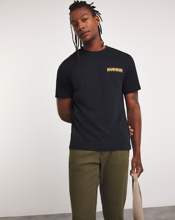 Napapijri Back Graphic T-Shirt - Black