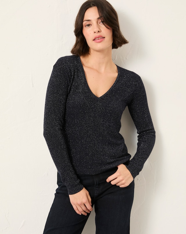 FatFace Ada Sparkle V Jumper