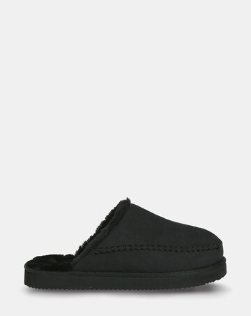Jack & Jones Manor Moc Mule Slipper - Black