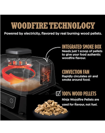 Ninja Woodfire Electric BBQ Grill & Smoker OG701UK