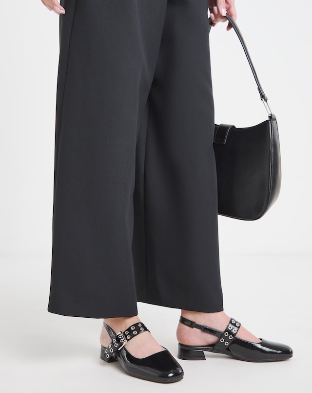 Arden Slingback Eyelet Mary Jane - Extra Wide Fit (EEE)