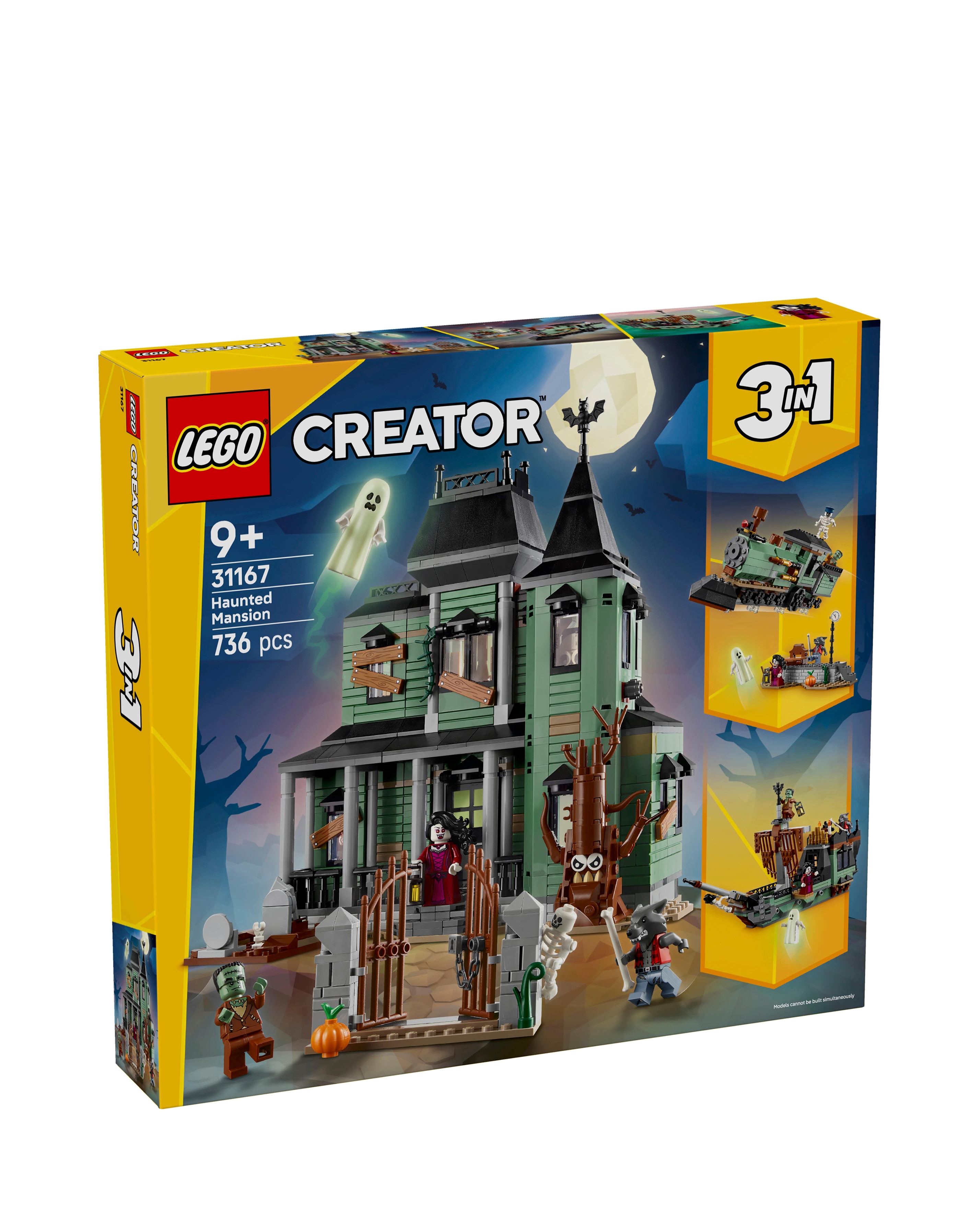 LEGO Creator 3in1 Haunted Mansion House Building Toy 31167 | JD