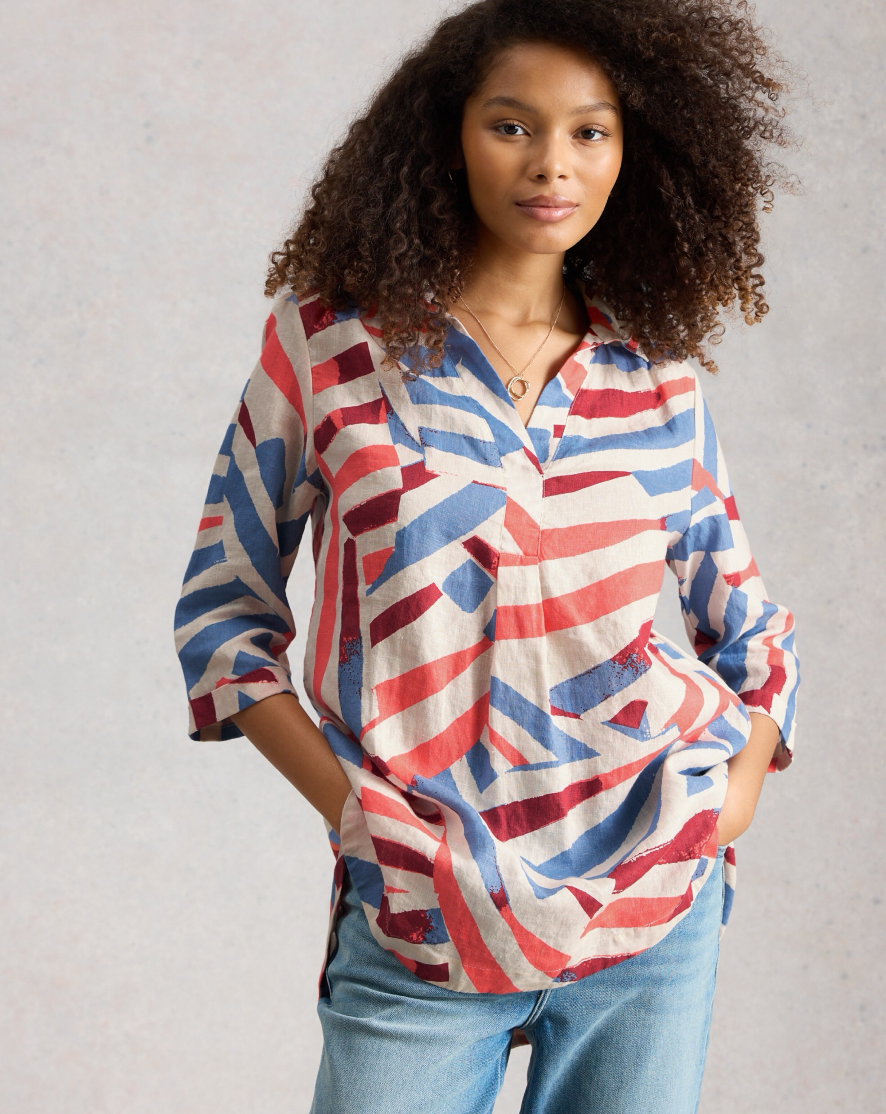 White Stuff Bianca Linen Tunic