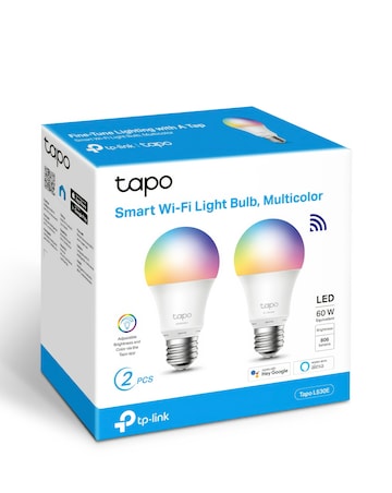 TP-Link Tapo L530 E27 Multicolour Smart Wi-Fi Bulb - 2 Pack