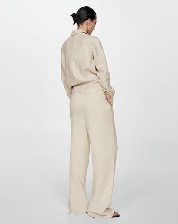 Mango Flowy Straight Fit Trousers