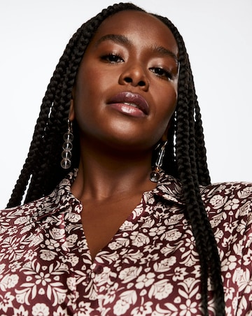 Mango Flowy Printed Dress