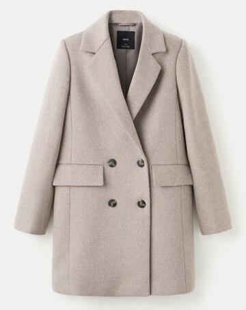 Mango Wool Mix Double Breasted Coat