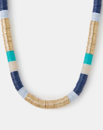 Accessorize Disc Beaded Necklace