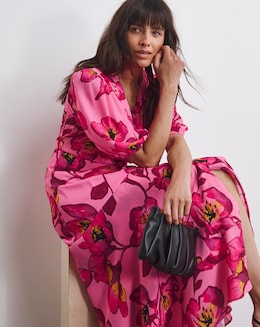 Joanna Hope Wrap Midi Dress